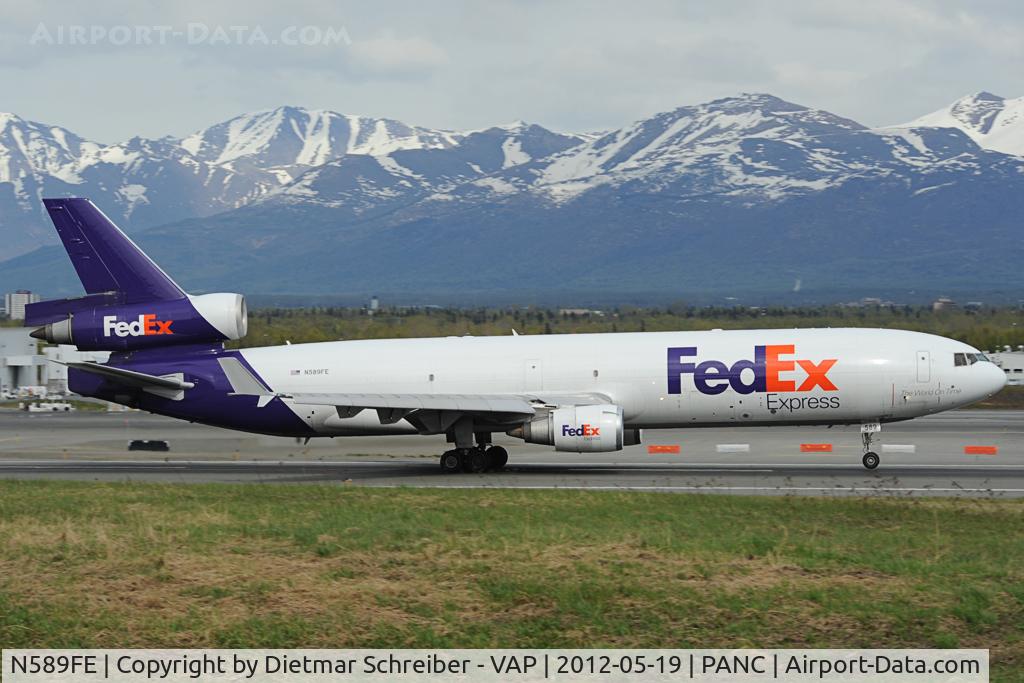 N589FE, 1992 McDonnell Douglas MD-11F C/N 48491, Fedex MD11