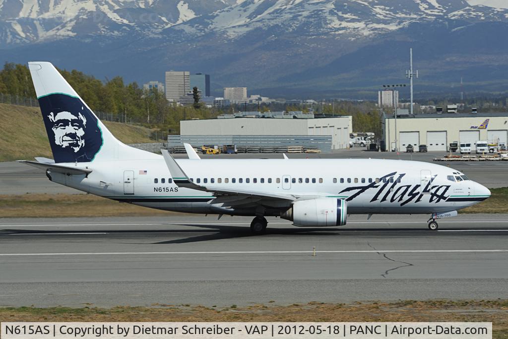 N615AS, 2000 Boeing 737-790 C/N 30344, Alaska Airlines Boeing 737-700