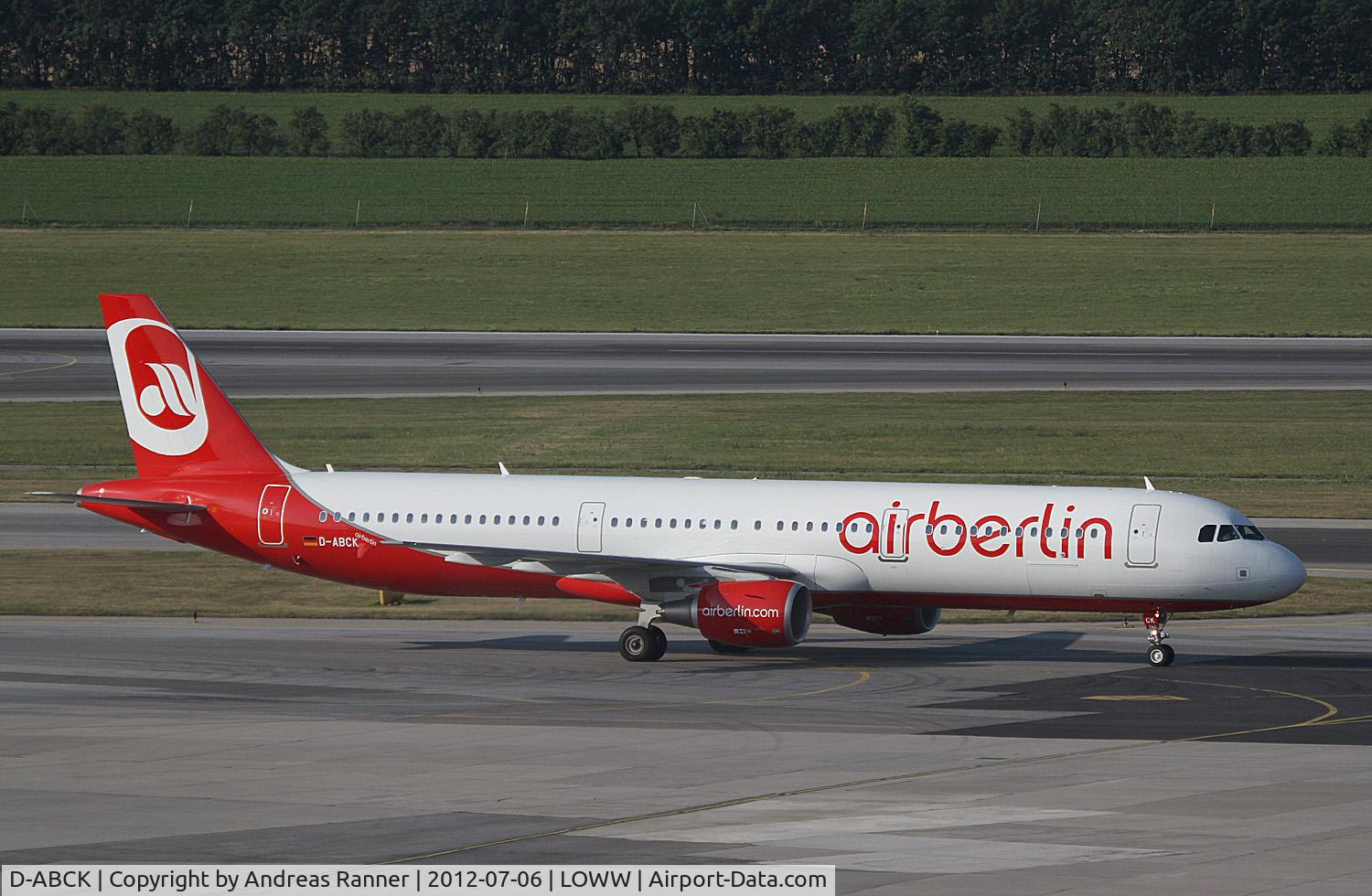 D-ABCK, 2011 Airbus A321-211 C/N 5133, Air Berlin Airbus A321