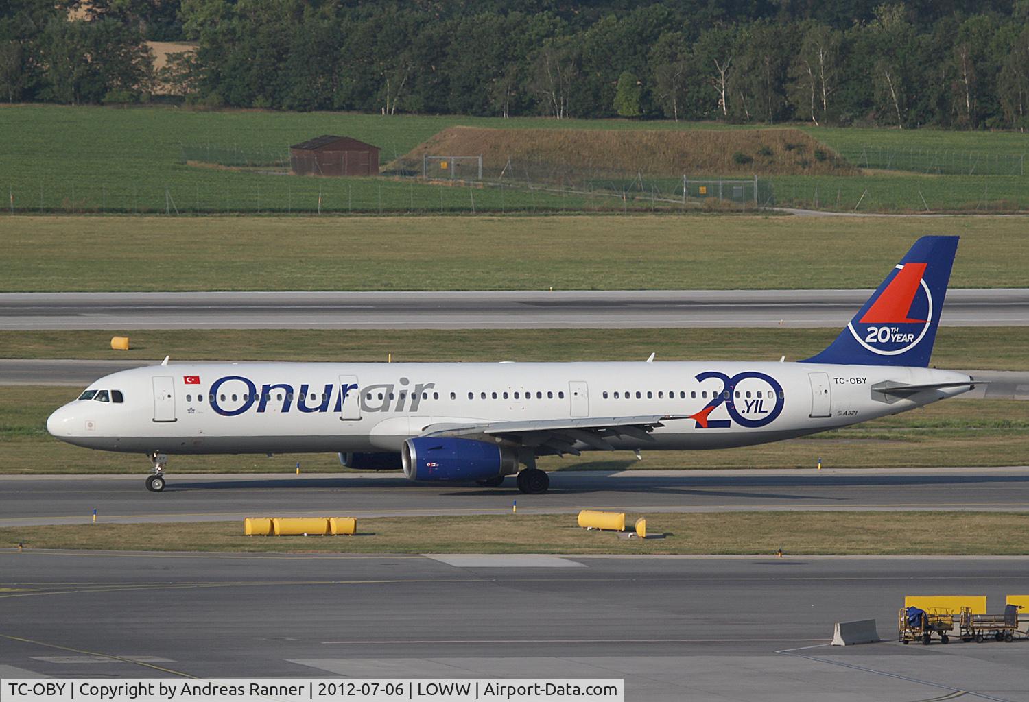 TC-OBY, 1998 Airbus A321-231 C/N 810, Onur Air Airbus A321