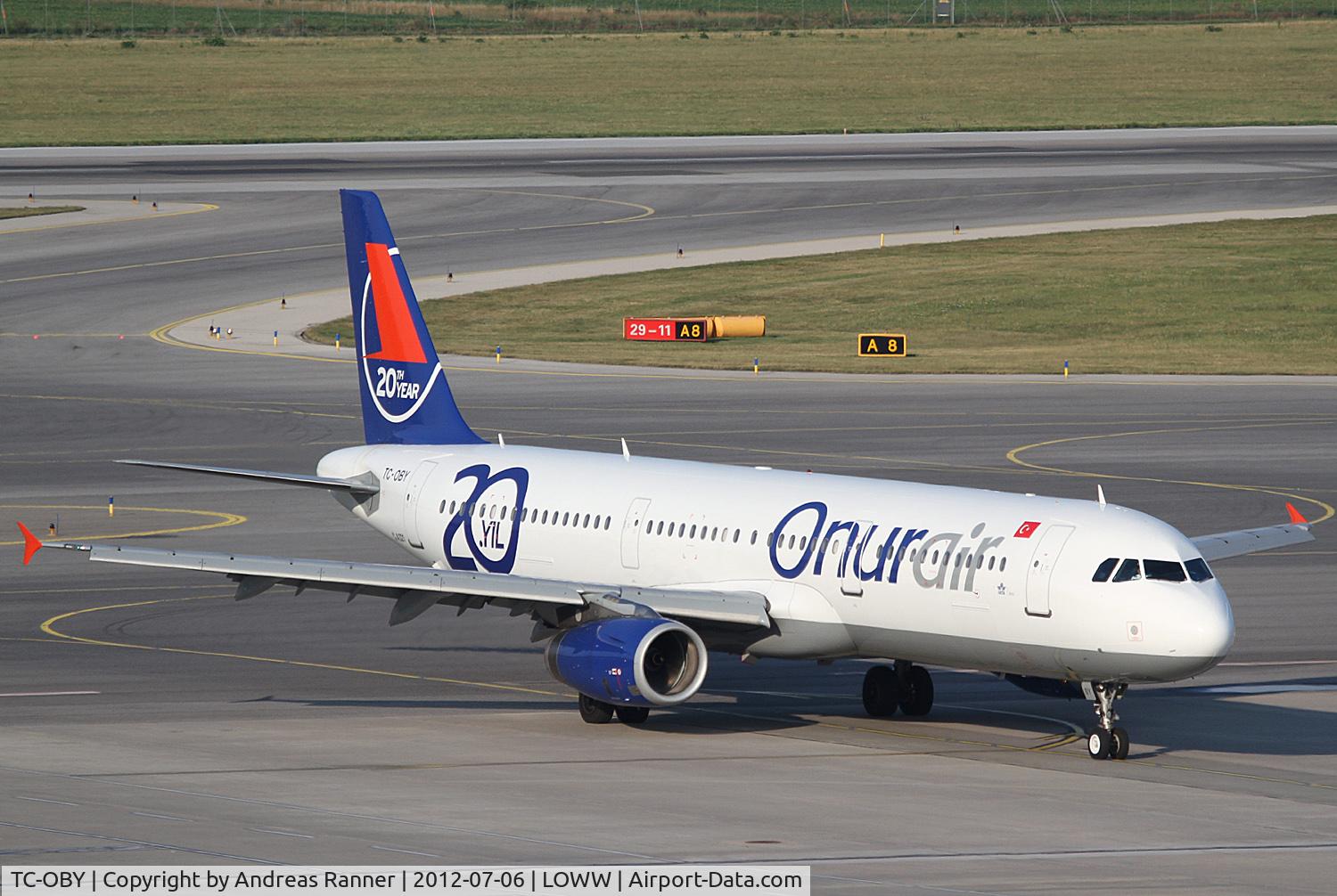 TC-OBY, 1998 Airbus A321-231 C/N 810, Onur Air Airbus A321