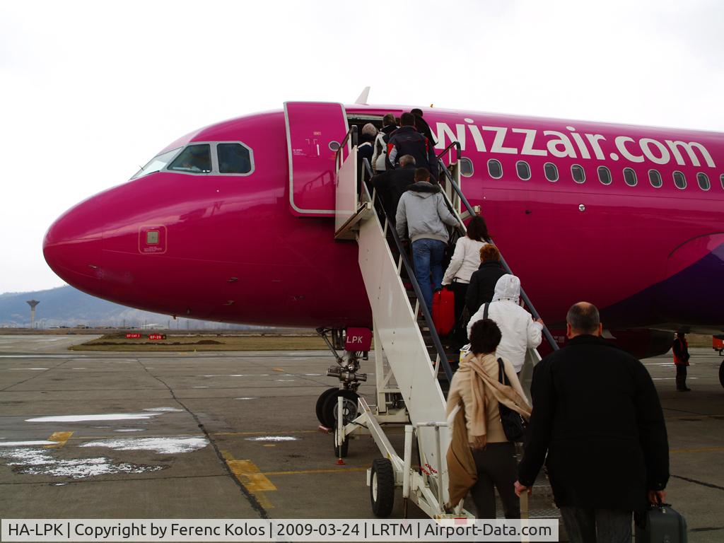 HA-LPK, 2007 Airbus A320-232 C/N 3143, Targu-Mures-Marosvásárhely