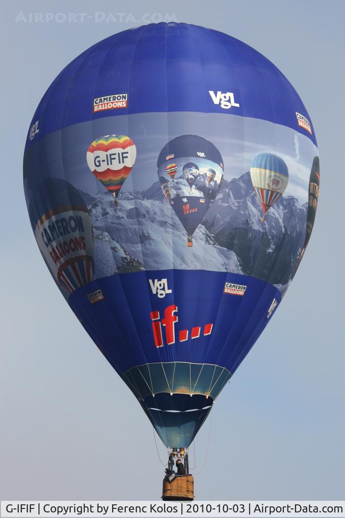 G-IFIF, 2006 Cameron Balloons Ltd CAMERON TR-60 C/N 10811, 19th FAI Hot Air Balloon Championship