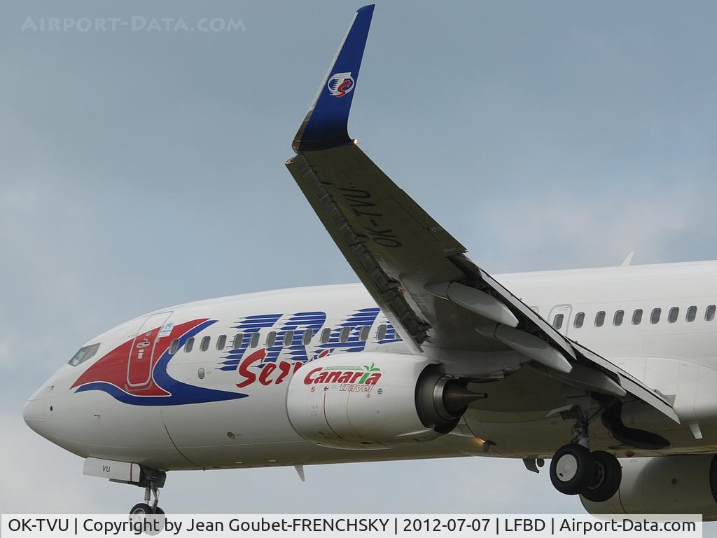OK-TVU, 2012 Boeing 737-86N C/N 38025, TRAVEL QS2013 from Fuerteventura