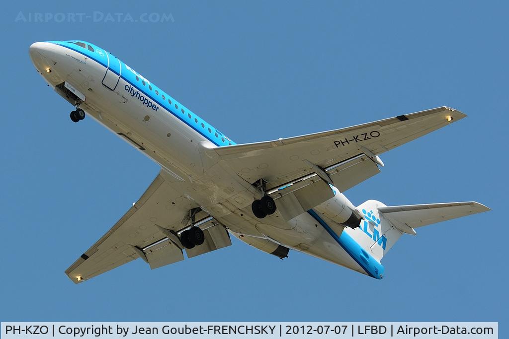 PH-KZO, 1995 Fokker 70 (F-28-0070) C/N 11538, KLM 1315 from AMS landing 23