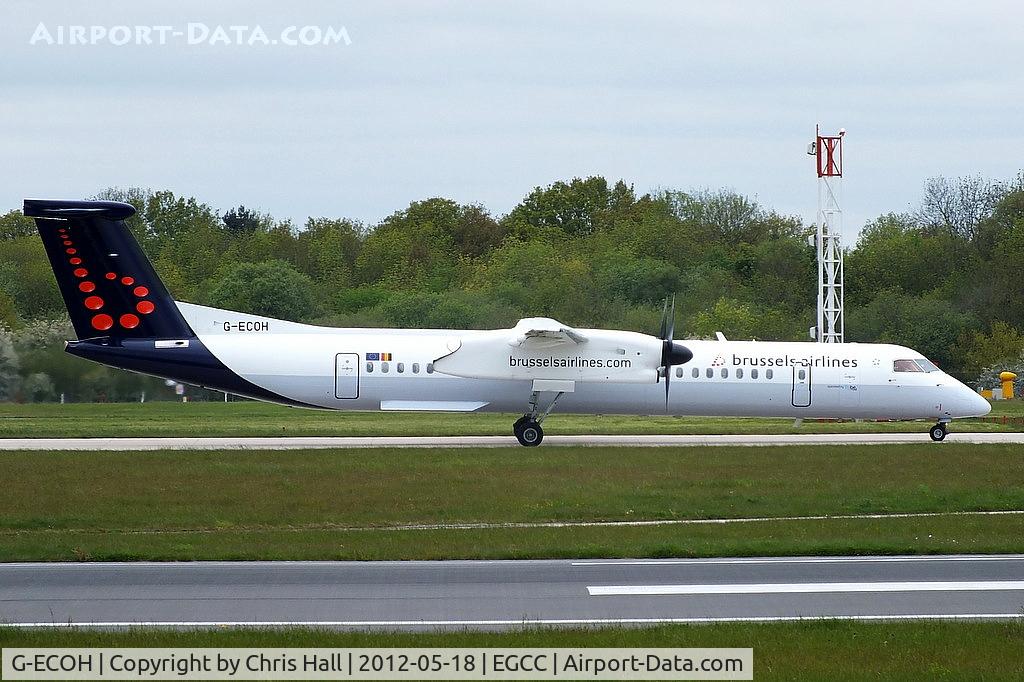 G-ECOH, 2008 De Havilland Canada DHC-8-402Q Dash 8 C/N 4221, on a 2 year 