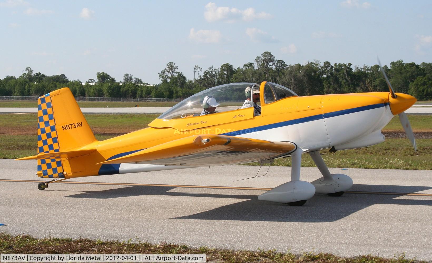 N873AV, 2007 Van's RV-8 C/N 81491, Vans RV-8