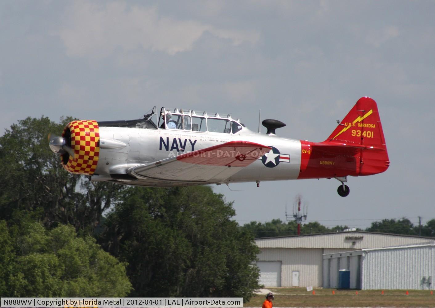 N888WV, 1951 North American T-6G Texan C/N 168-525, T-6G Texan