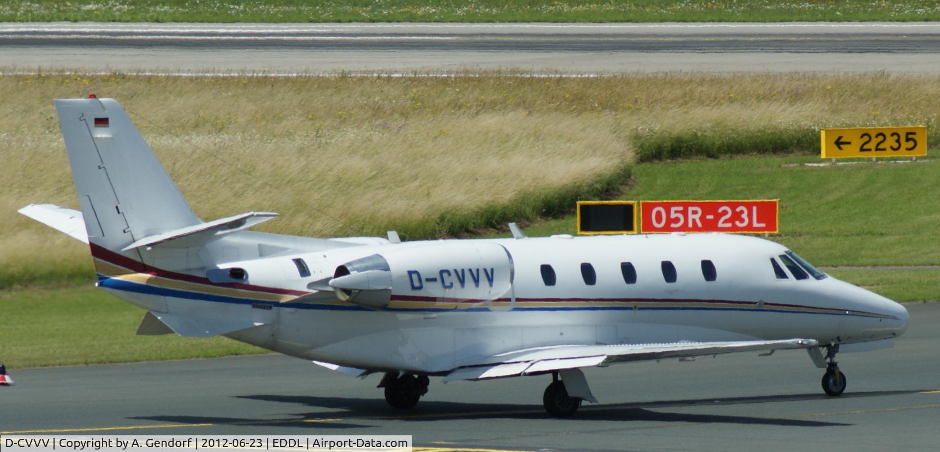 D-CVVV, 2007 Cessna 560 Citation XLS C/N 560-5723, Augusta Air (untitled), is seen here at Düsseldorf Int´l (EDDL)