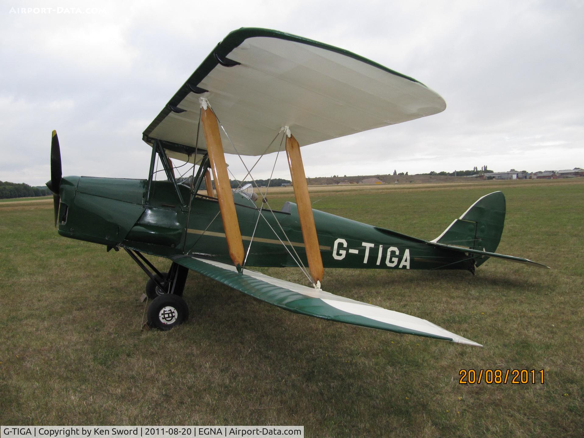 G-TIGA, 1955 De Havilland DH-82A Tiger Moth II C/N 83547, G-TIGA on a visit to Hucknall
