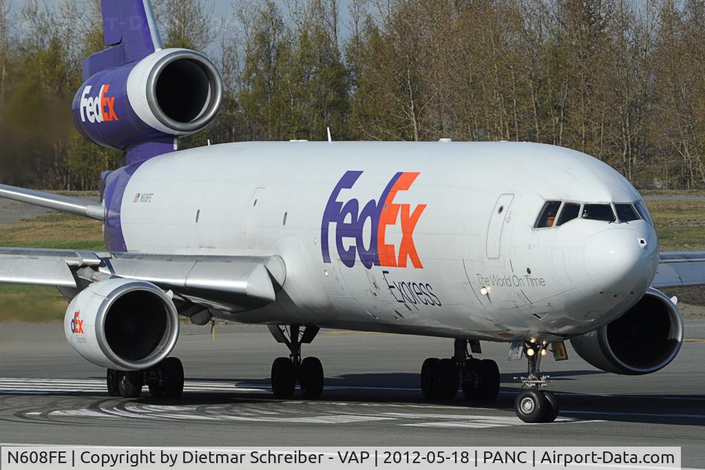 N608FE, 1992 McDonnell Douglas MD-11F C/N 48548, Fedex MD11