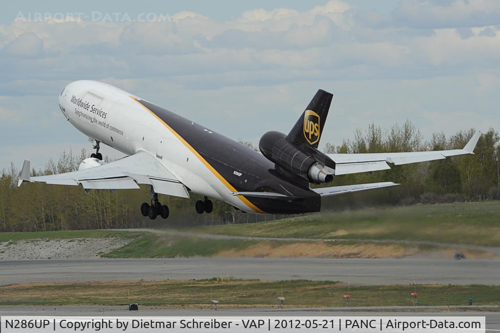N286UP, 1991 McDonnell Douglas MD-11F C/N 48453, UPS MD11