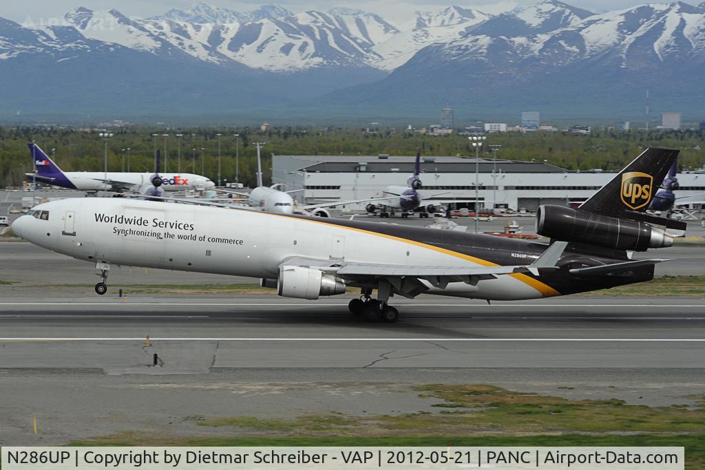 N286UP, 1991 McDonnell Douglas MD-11F C/N 48453, UPS MD11