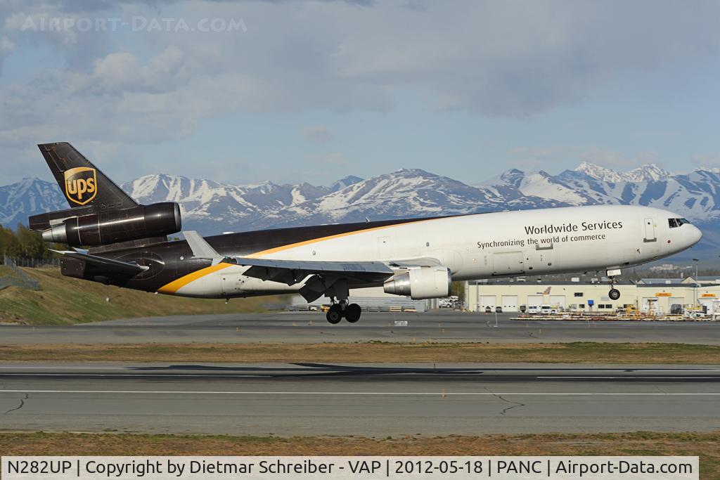 N282UP, 1991 McDonnell Douglas MD-11F C/N 48452, UPS MD11