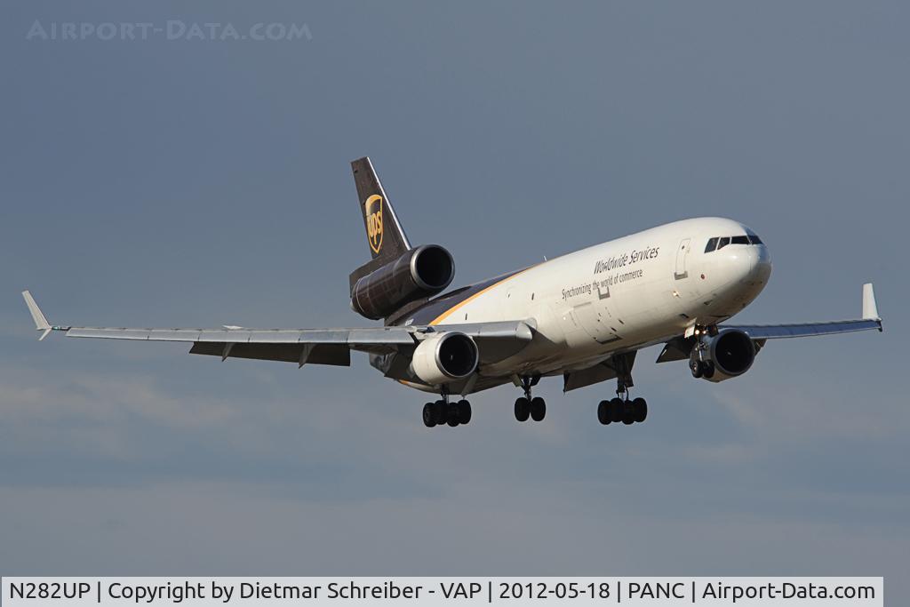 N282UP, 1991 McDonnell Douglas MD-11F C/N 48452, UPS MD11