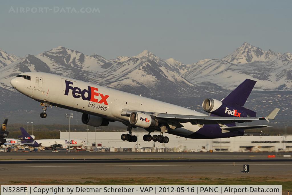 N528FE, 1996 McDonnell Douglas MD-11F C/N 48623, Fedex MD11