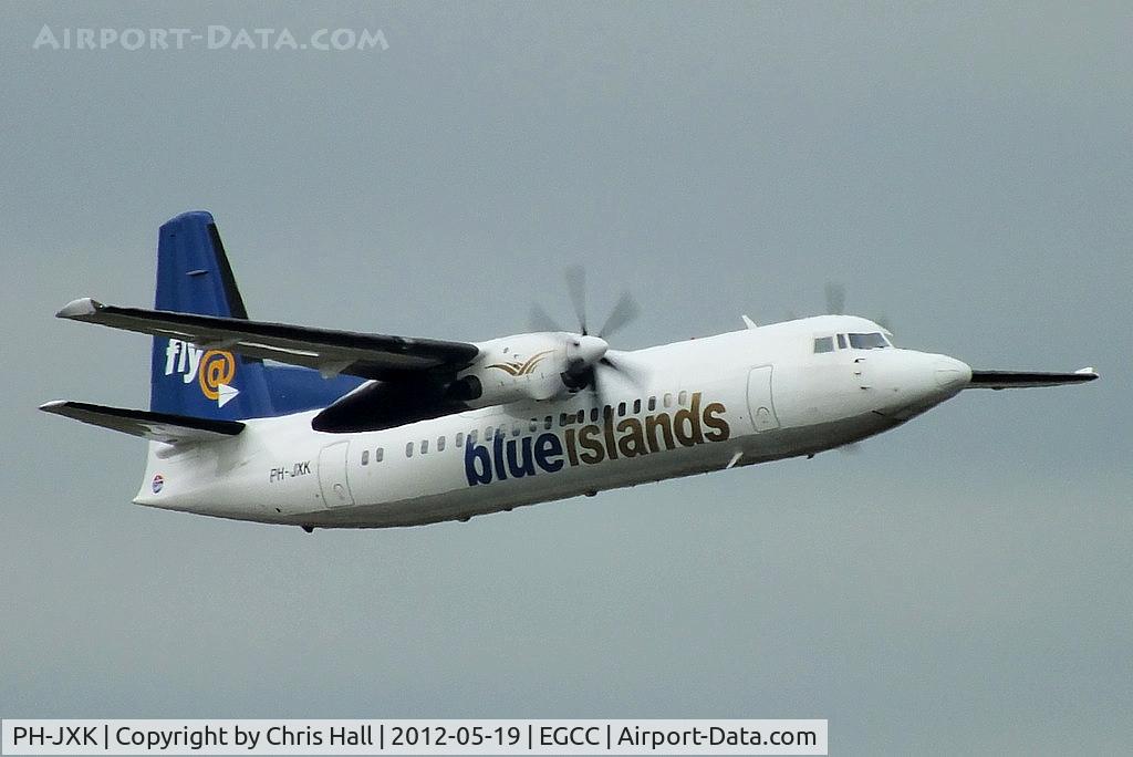 PH-JXK, 1991 Fokker 50 C/N 20233, Blue Islands leased from Denim Air