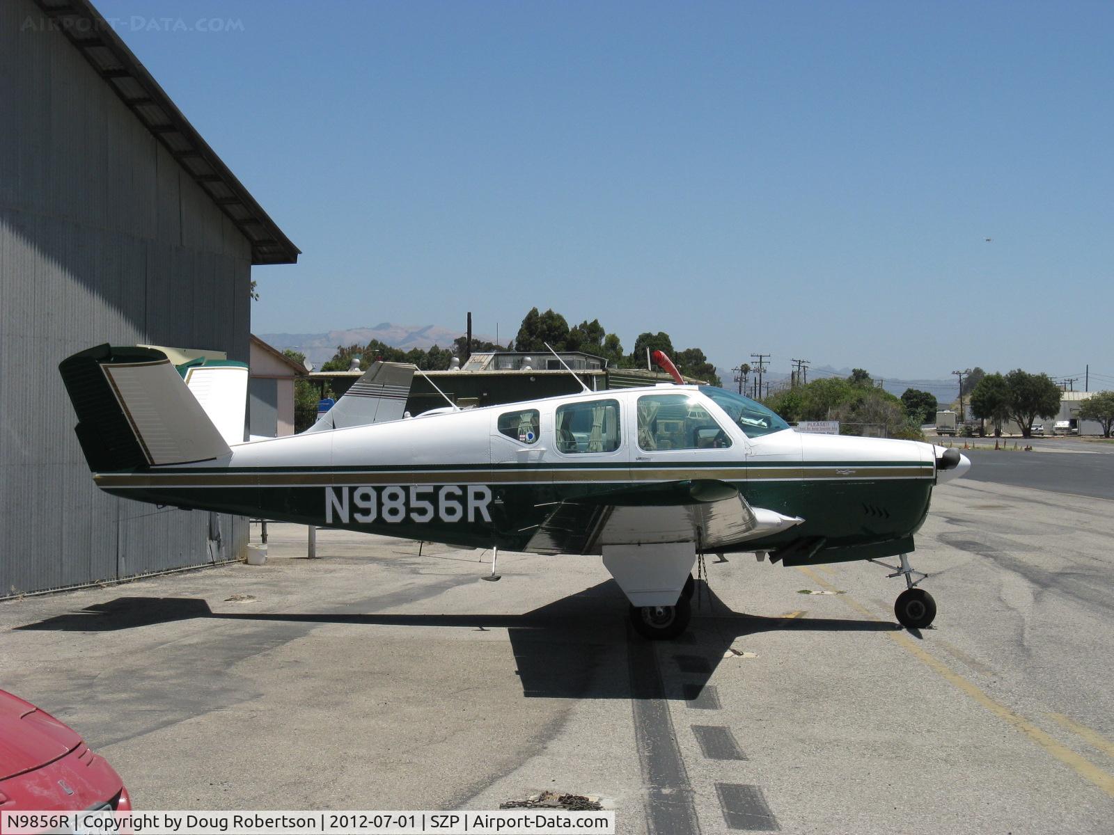 N9856R, 1960 Beech M35 Bonanza C/N D-6398, 1960 Beech M35 BONANZA, Continental IO-470-C 250 Hp