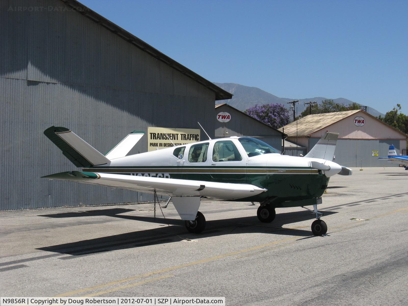 N9856R, 1960 Beech M35 Bonanza C/N D-6398, 1960 Beech M35 BONANZA, Continental IO-470-C 250 Hp