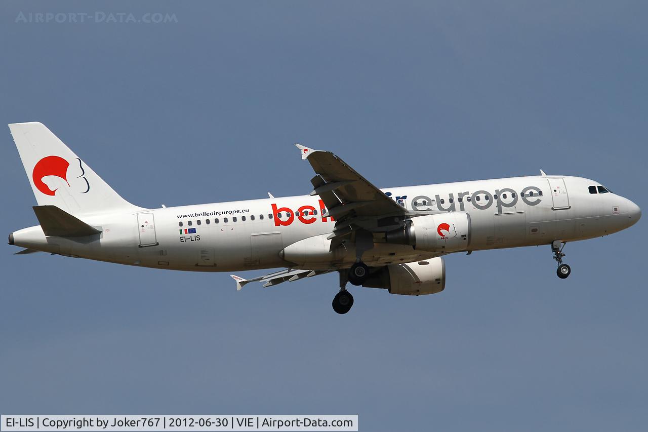 EI-LIS, 2008 Airbus A320-214 C/N 3492, Belle Air Europe