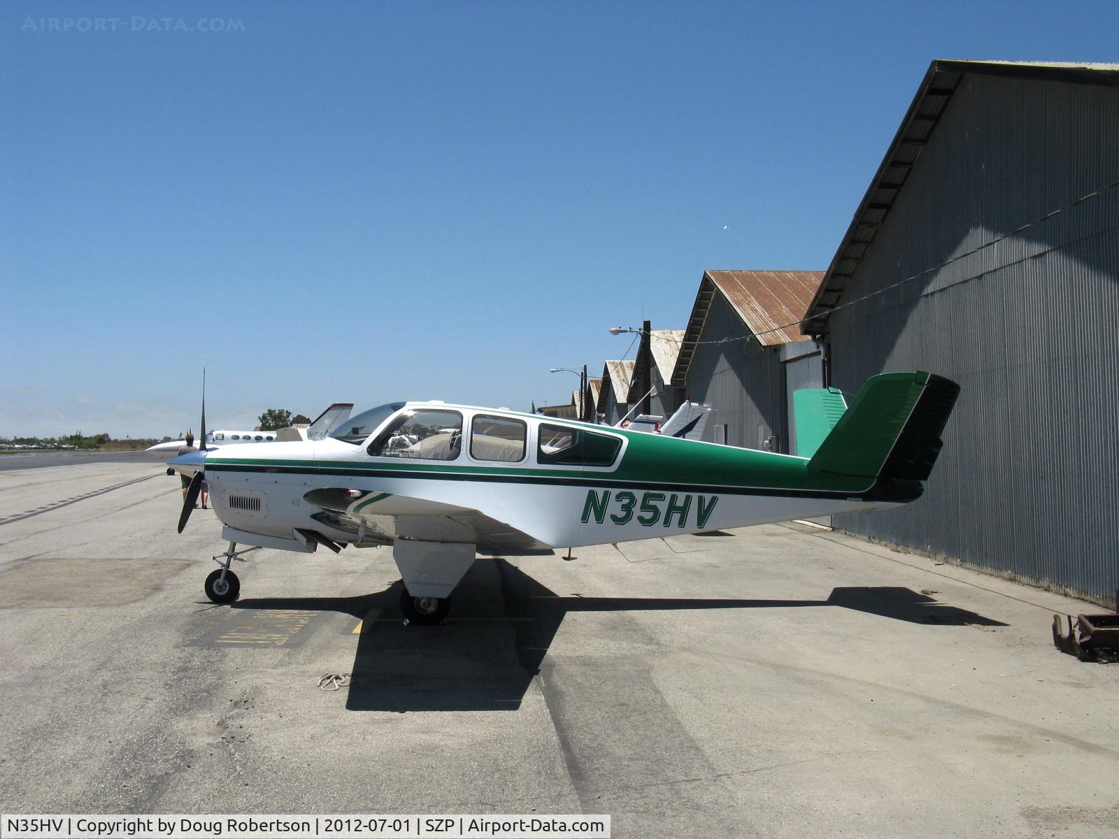 N35HV, 1957 Beech H35 Bonanza C/N D-5236, 1957 Beech H35 BONANZA, Continental O-470-G 240 Hp