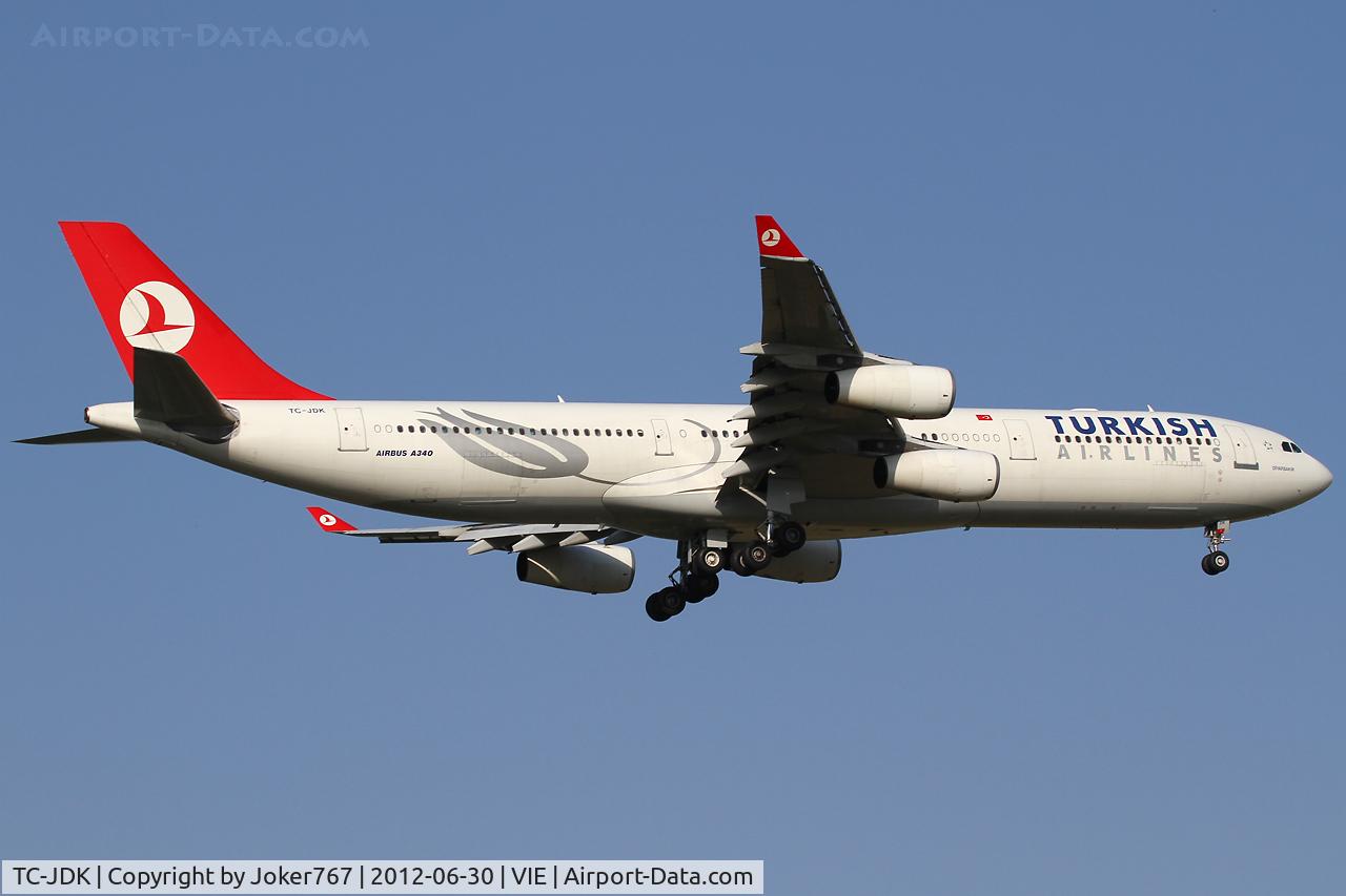 TC-JDK, 1993 Airbus A340-311 C/N 025, Turkish Airlines