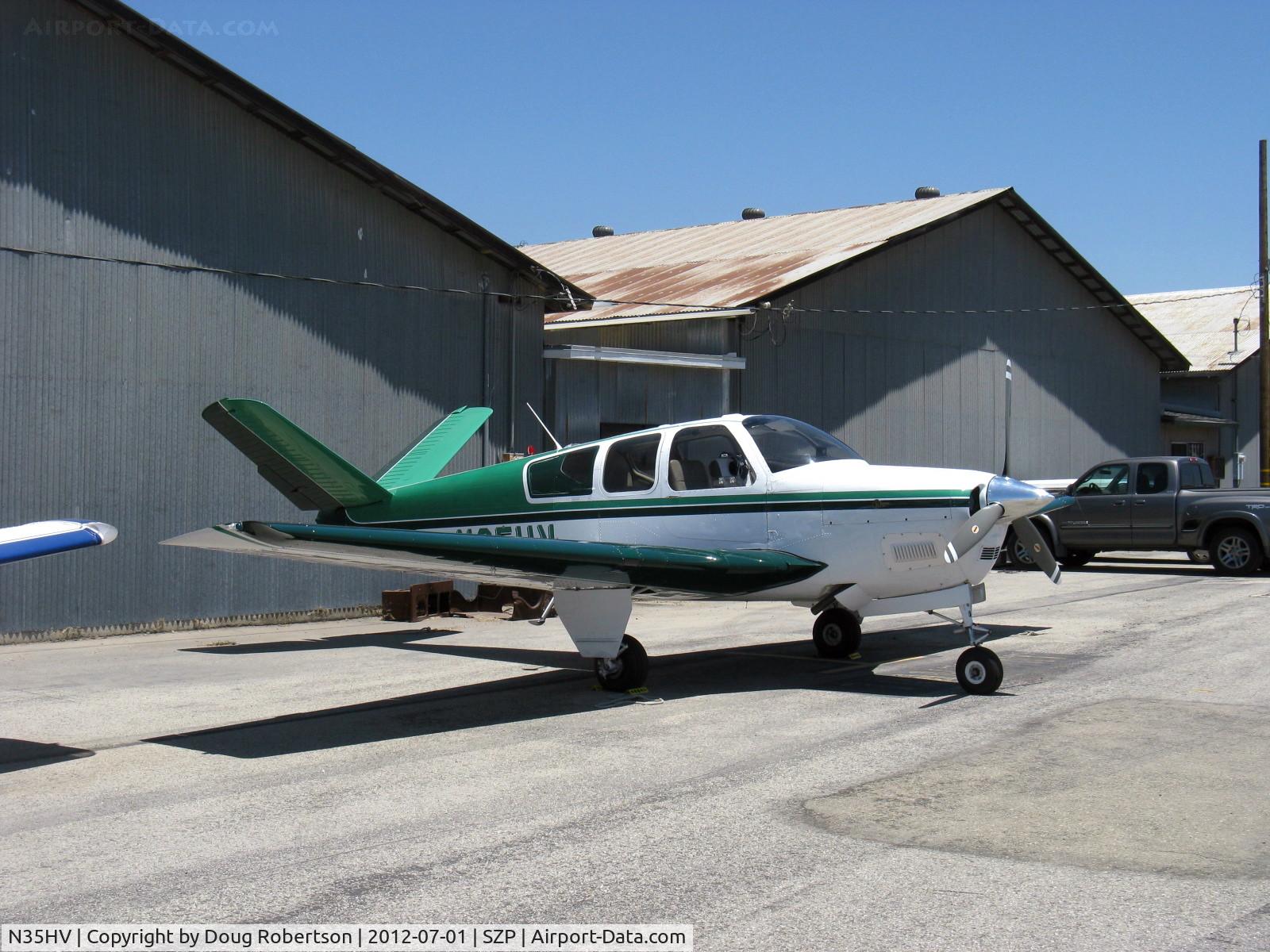 N35HV, 1957 Beech H35 Bonanza C/N D-5236, 1957 Beech H35 BONANZA, Continental O-470-G 240 Hp