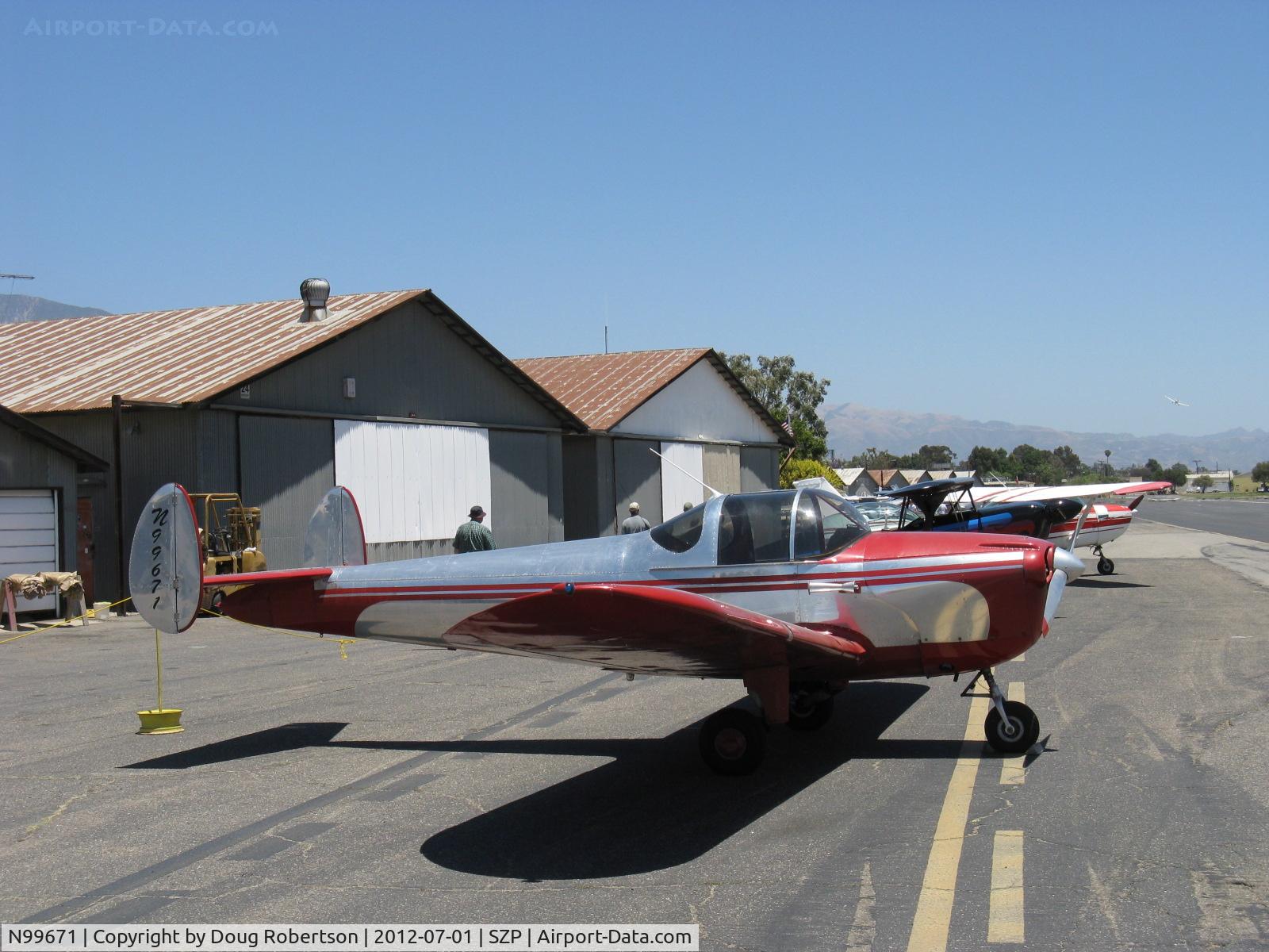 N99671, 1946 Erco 415C Ercoupe C/N 2294, 1946 ERCO Ercoupe 415-C, Continental A&C75 75 Hp