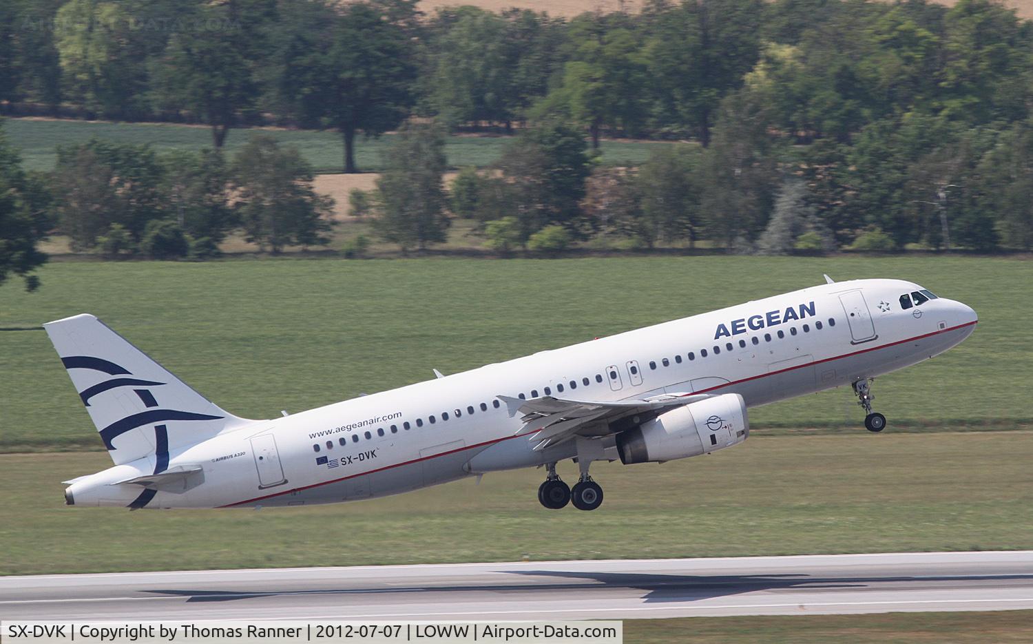 SX-DVK, 2008 Airbus A320-232 C/N 3392, Aegean Airbus A320