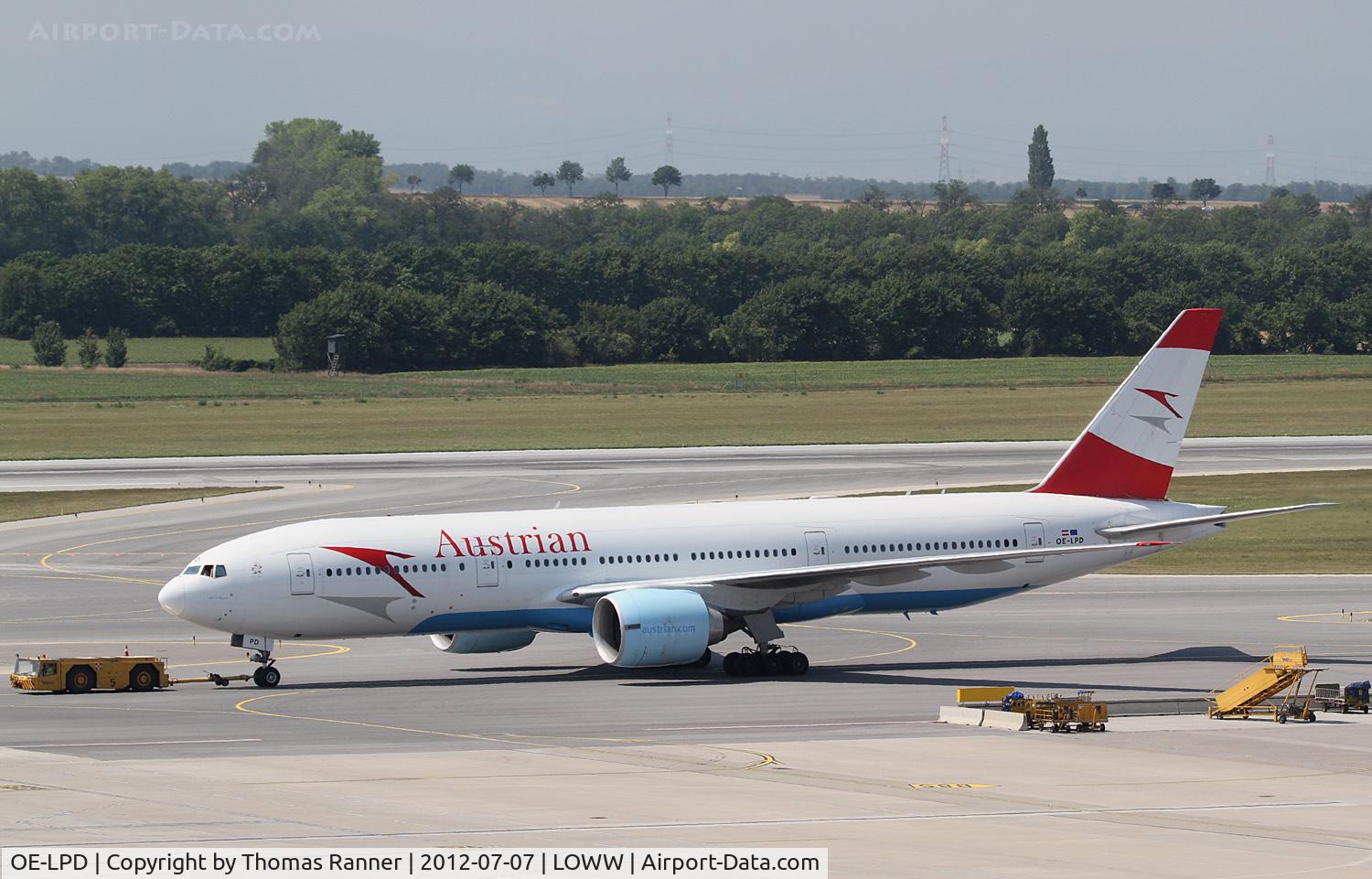 OE-LPD, 2006 Boeing 777-2Z9/ER C/N 35960, Austrian Airlines Boeing 777