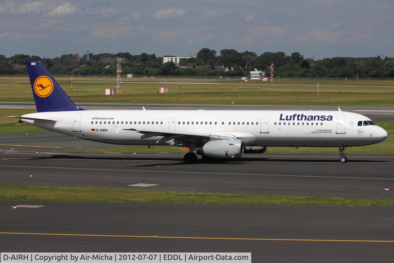 D-AIRH, 1993 Airbus A321-131 C/N 0412, Lufthansa, Airbus A321-131, CN: 0412, Name: Garmisch-Partenkirchen