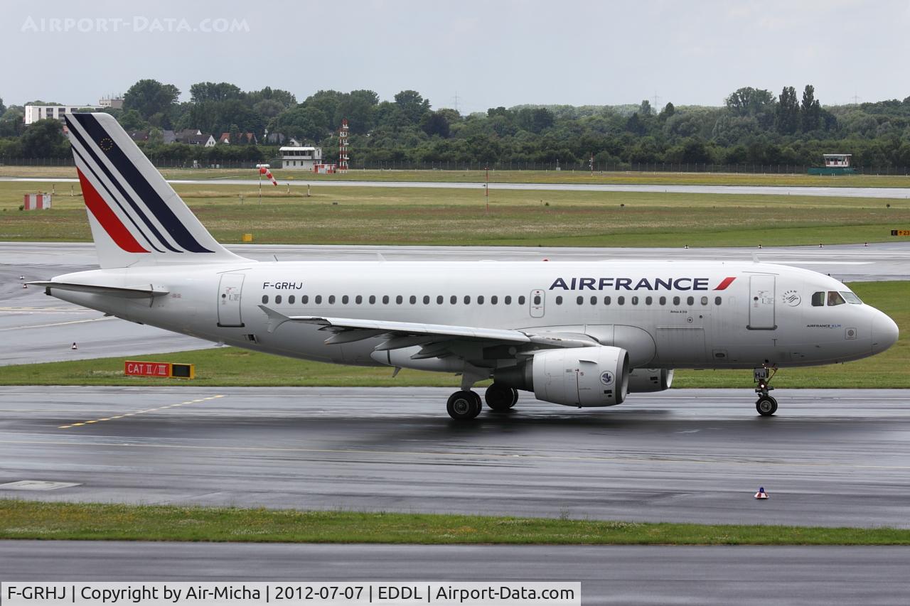 F-GRHJ, 2000 Airbus A319-111 C/N 1176, Air France, Airbus A319-111, CN: 1176