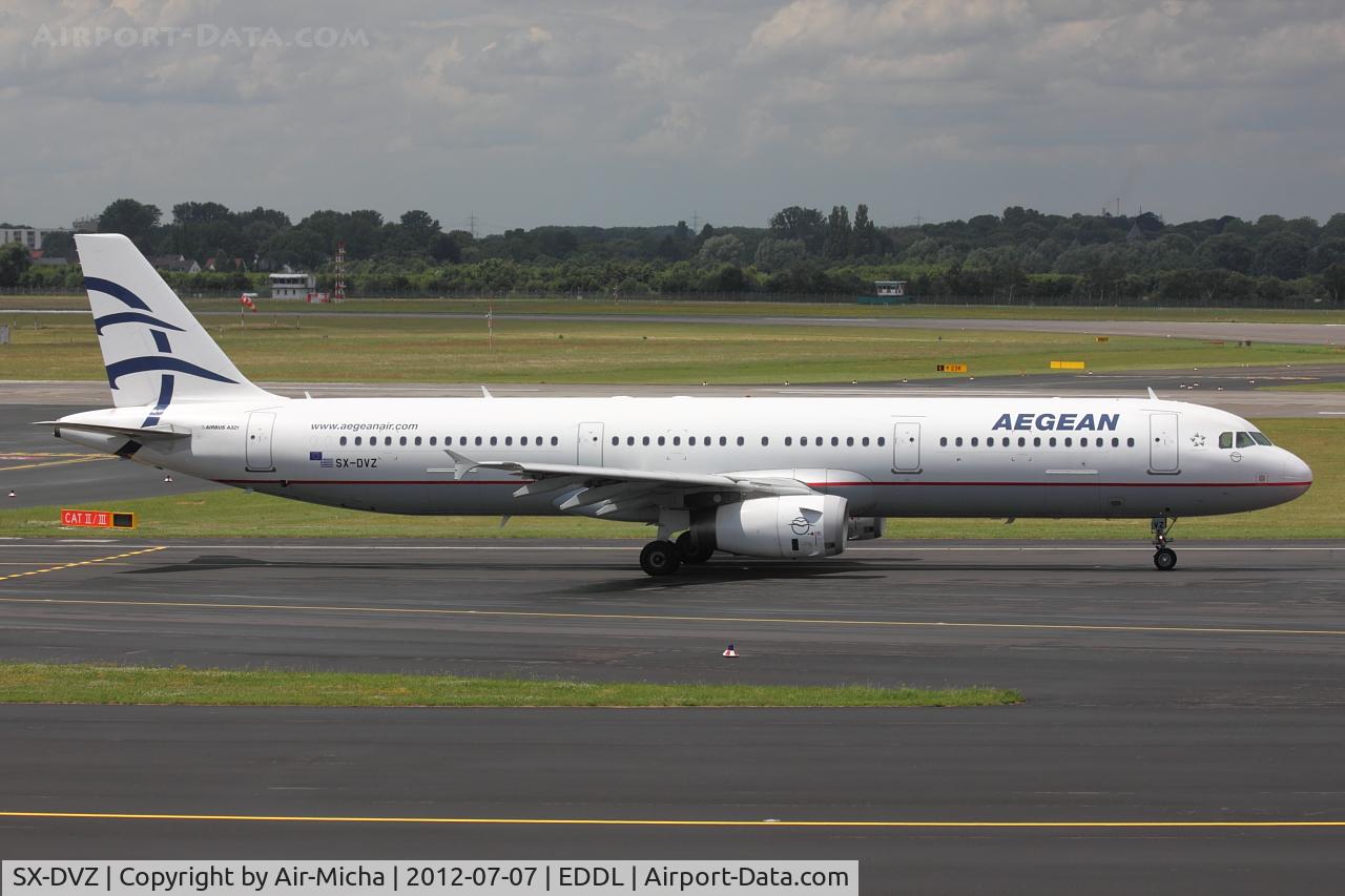 SX-DVZ, 2009 Airbus A321-231 C/N 3820, Aegean Airlines, Airbus A321-231, CN: 3820