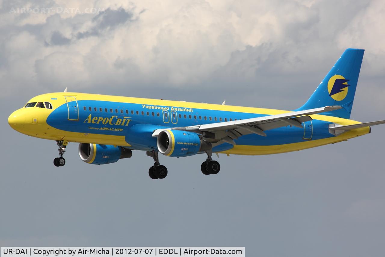 UR-DAI, 1996 Airbus A320-212 C/N 579, Donbass Aero, Airbus A320-212, CN: 0579
