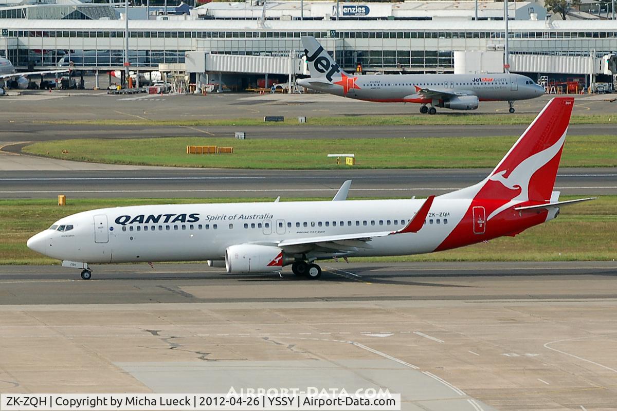 ZK-ZQH, 2011 Boeing 737-838 C/N 39357, At Sydney