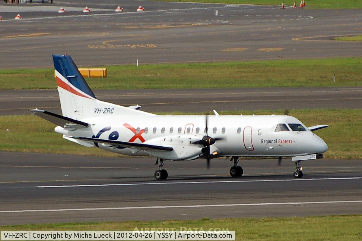 VH-ZRC, 1996 SAAB 340B C/N 340B-390, At Sydney