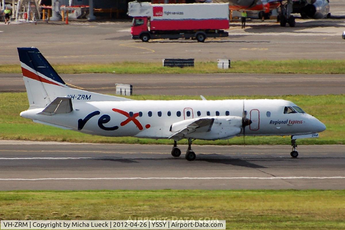 VH-ZRM, 1996 Saab 340B C/N 340B-400, At Sydney