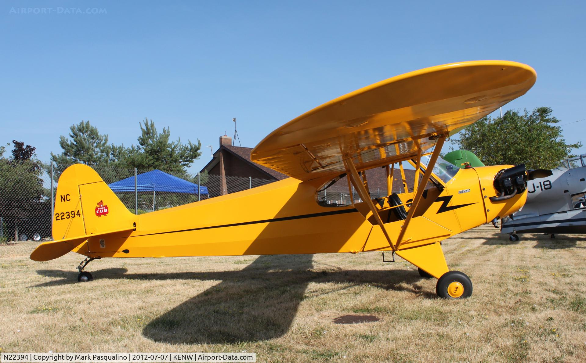 N22394, Piper J3C-65 Cub Cub C/N 20043, Piper J3C-65