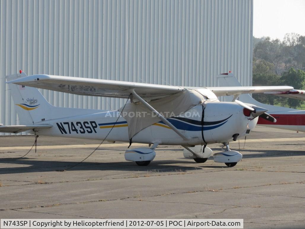 N743SP, 2000 Cessna 172S C/N 172S8675, Parked in the east parking area