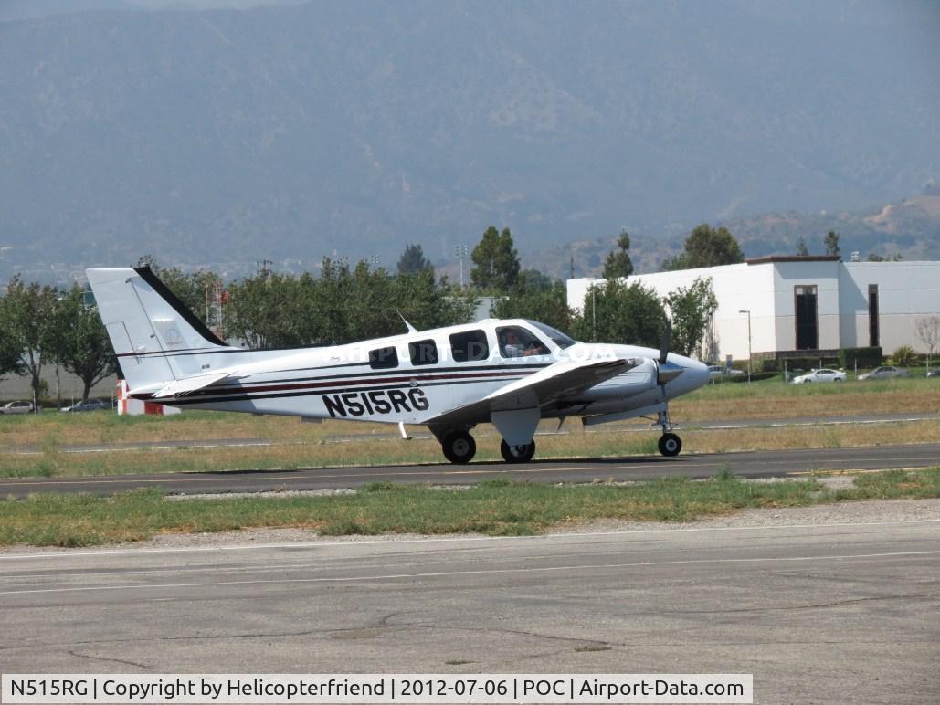 N515RG, Raytheon Aircraft Company 58 C/N TH-2108, Taxiing to 26L via taxiway Sierra