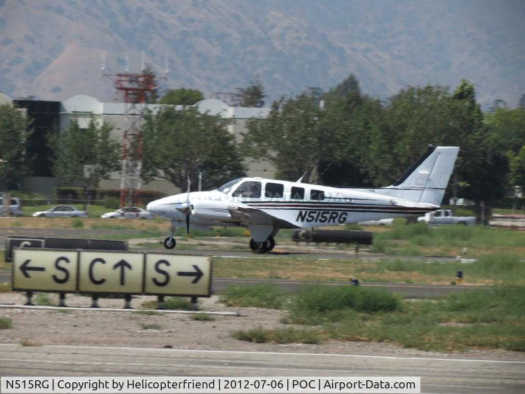 N515RG, Raytheon Aircraft Company 58 C/N TH-2108, Gaining speed for lift off and straight out departure