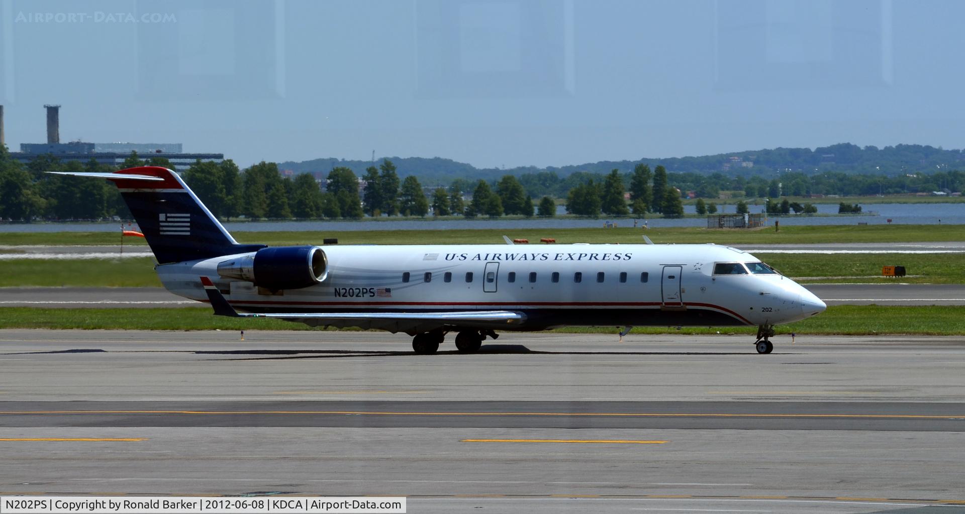 N202PS, 2003 Bombardier CRJ-200ER (CL-600-2B19) C/N 7858, DCA, VA