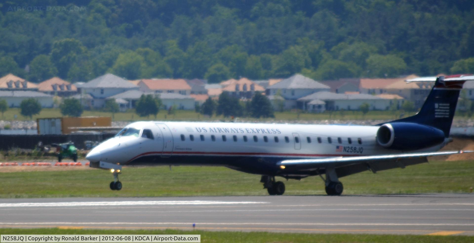 N258JQ, 2003 Embraer ERJ-145LR (EMB-145LR) C/N 145768, Landing DCA