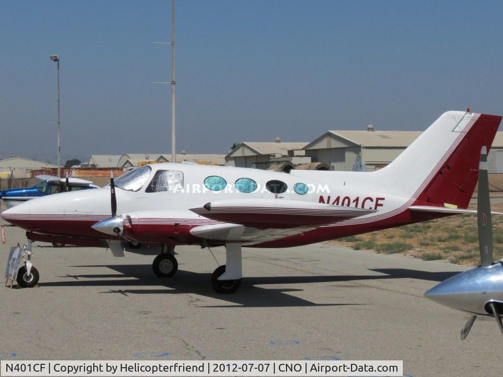 N401CF, 1967 Cessna 401 C/N 401-0115, Windows covered and plane on display