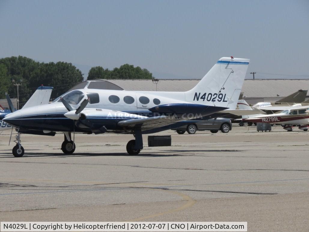 N4029L, 1967 Cessna 421 Golden Eagle C/N 421-0029, Parked