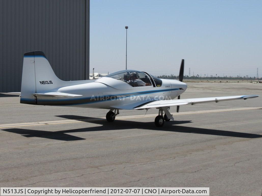 N513JS, 1993 Sequoia F-8L Falco C/N 513, Preflighting and waiting for 2 other aircraft to move
