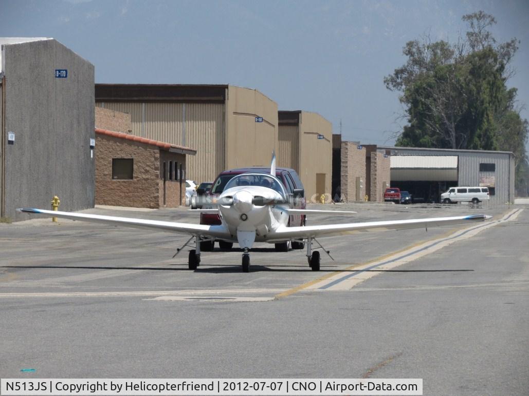 N513JS, 1993 Sequoia F-8L Falco C/N 513, Starting to taxi
