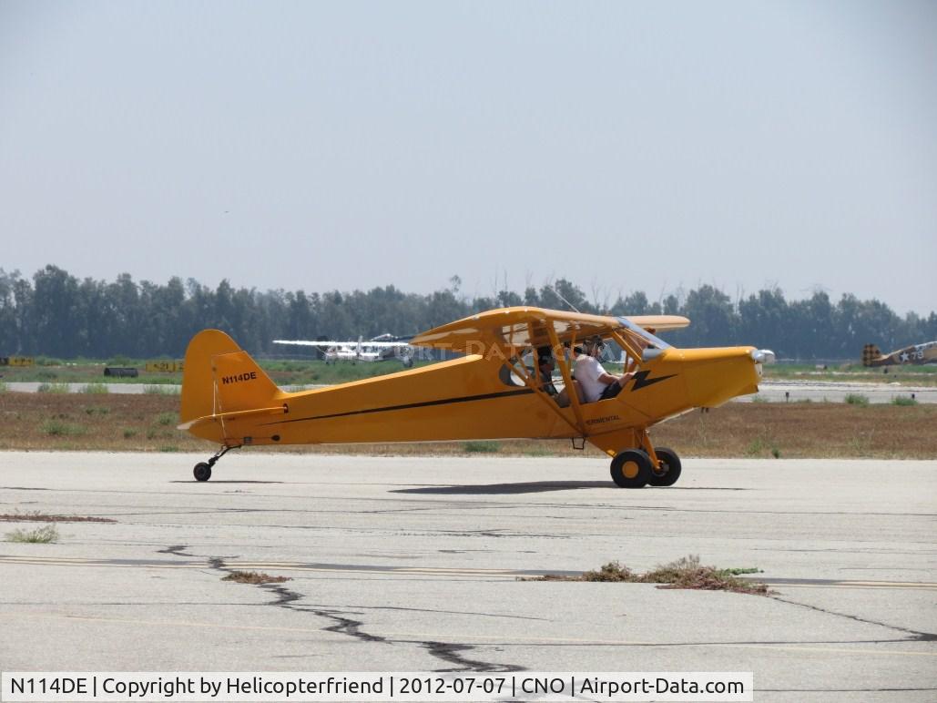 N114DE, 2008 Prizio David P TEXAS SPRT CUB TX11J C/N TX1004, Watching Curtis Wright-maloney taking off