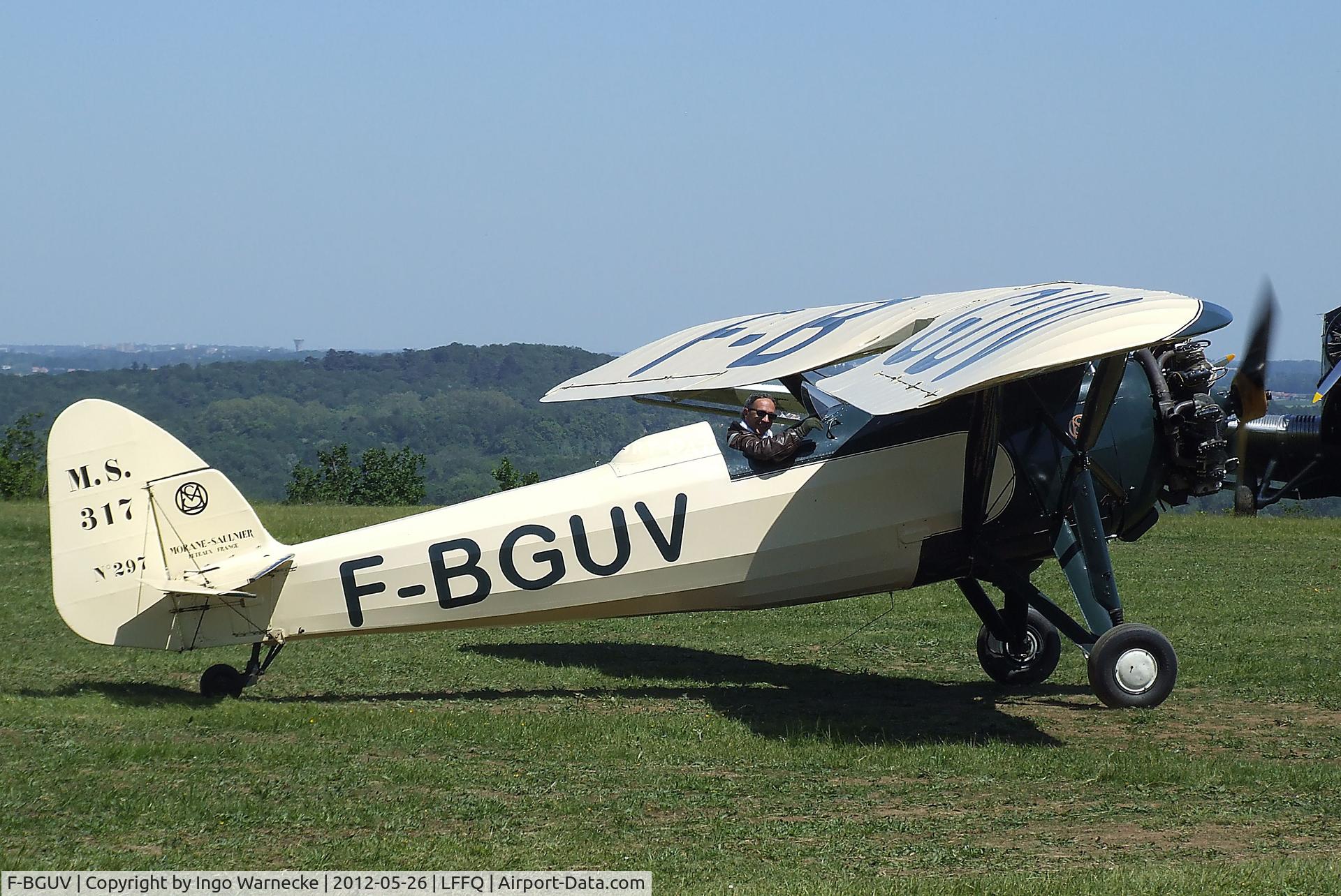 F-BGUV, Morane-Saulnier MS.317 C/N 297, Morane-Saulnier MS.317 at the Meeting Aerien 2012, La-Ferte-Alais