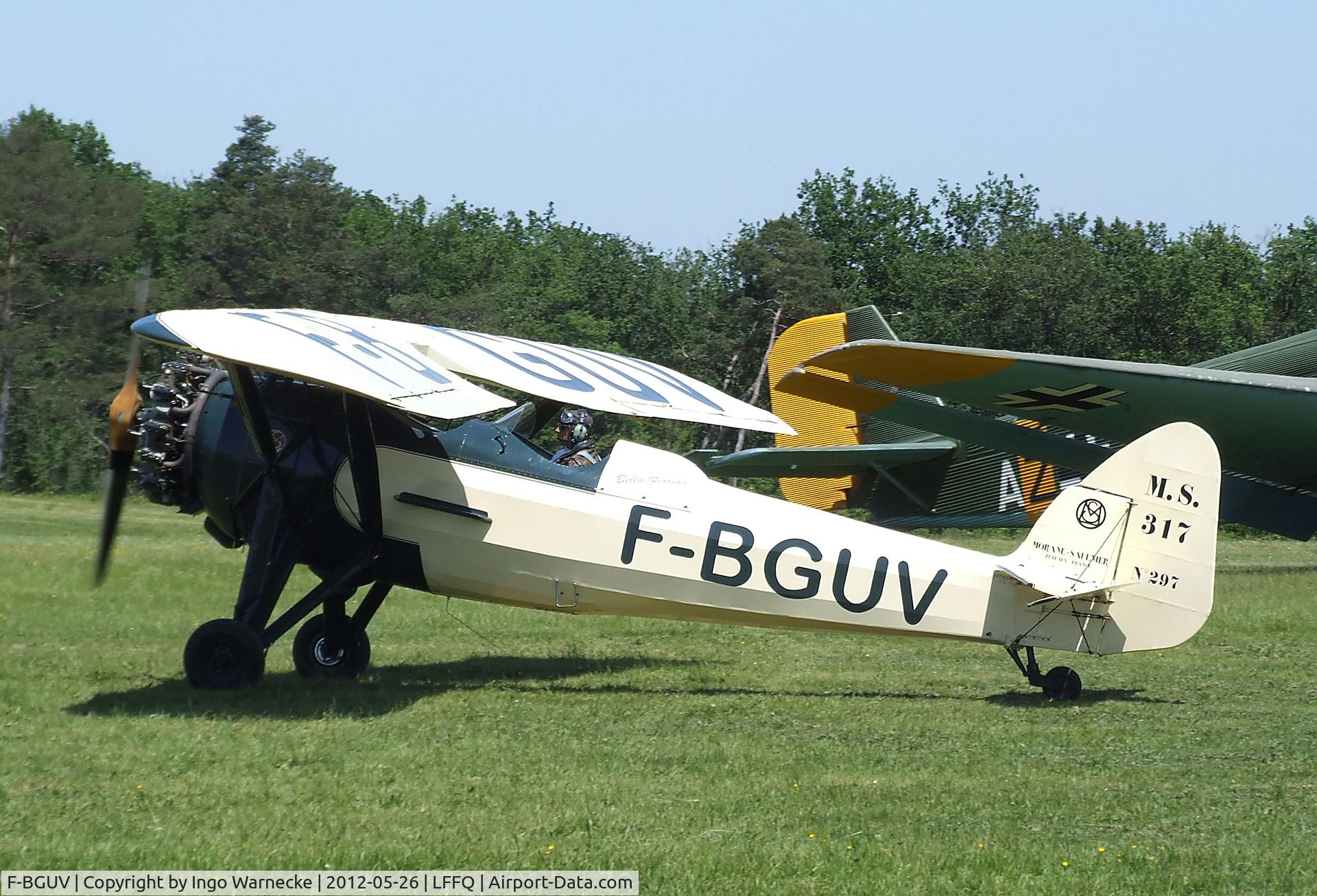 F-BGUV, Morane-Saulnier MS.317 C/N 297, Morane-Saulnier MS.317 at the Meeting Aerien 2012, La-Ferte-Alais